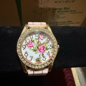 Floral Gold Women's Watch
